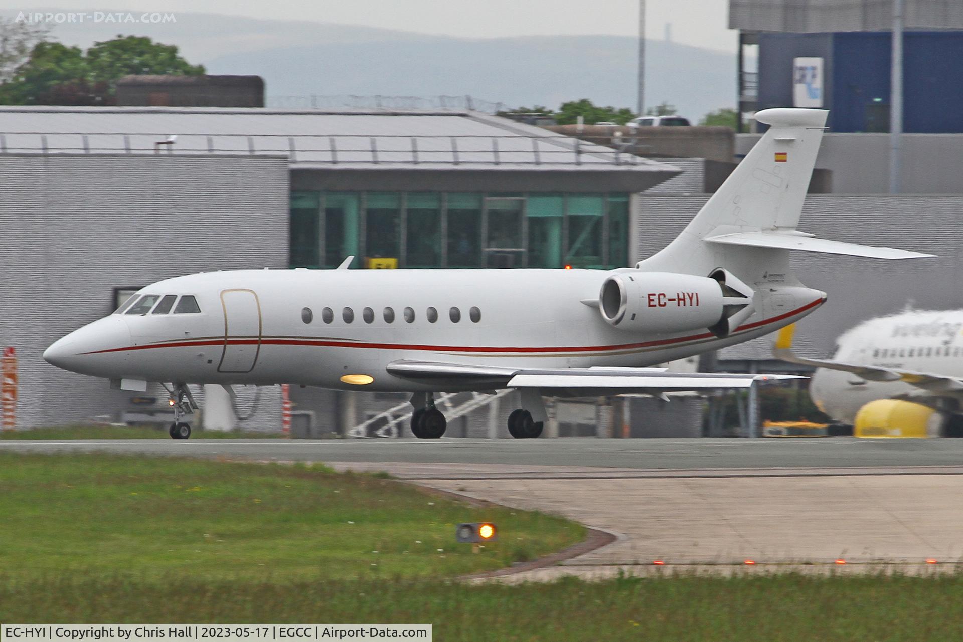 EC-HYI, Dassault Falcon 2000 C/N 150, Manchester