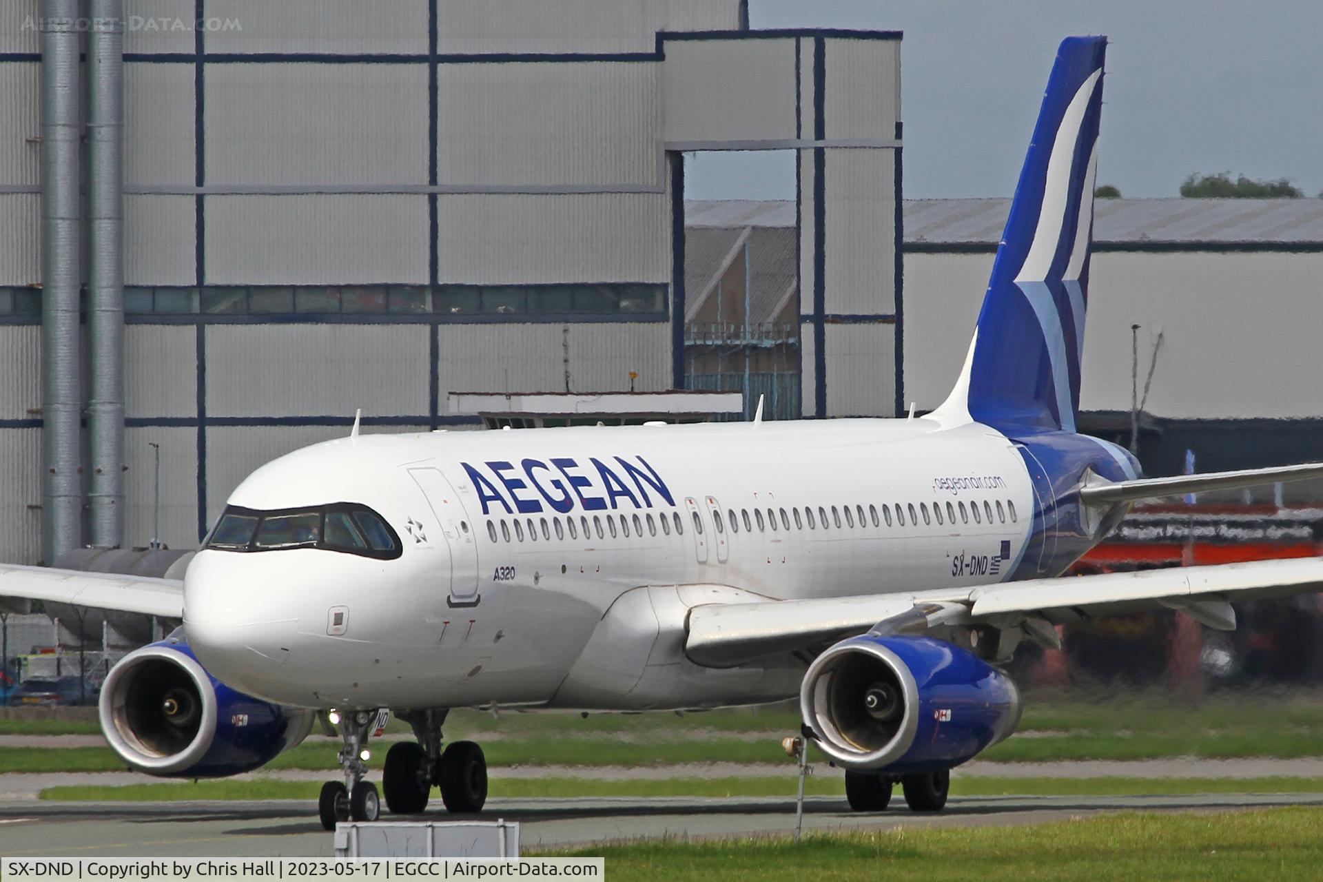 SX-DND, 2016 Airbus A320-232 C/N 6989, Manchester