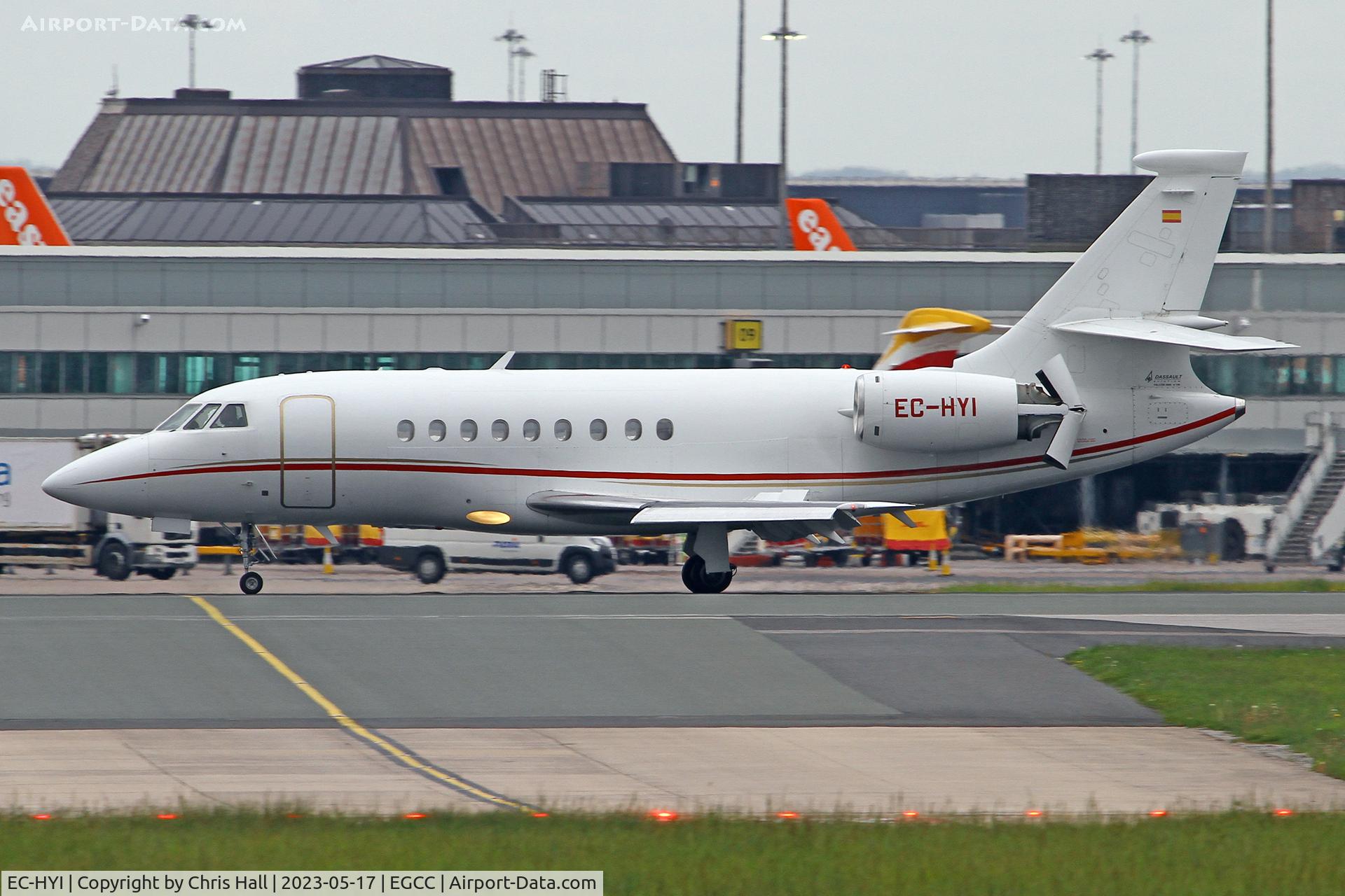 EC-HYI, Dassault Falcon 2000 C/N 150, Manchester