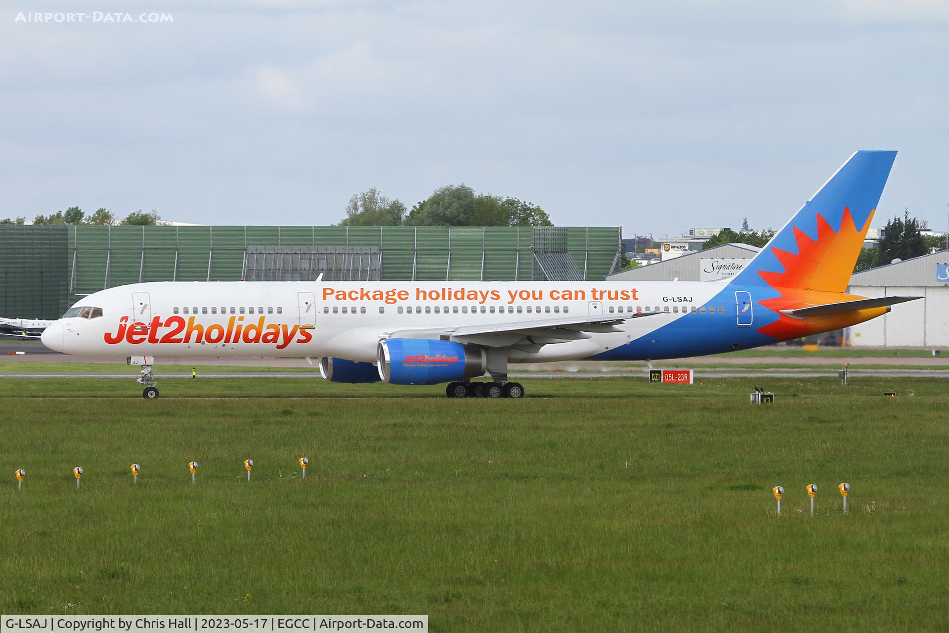 G-LSAJ, 1990 Boeing 757-236 C/N 24793, Manchester