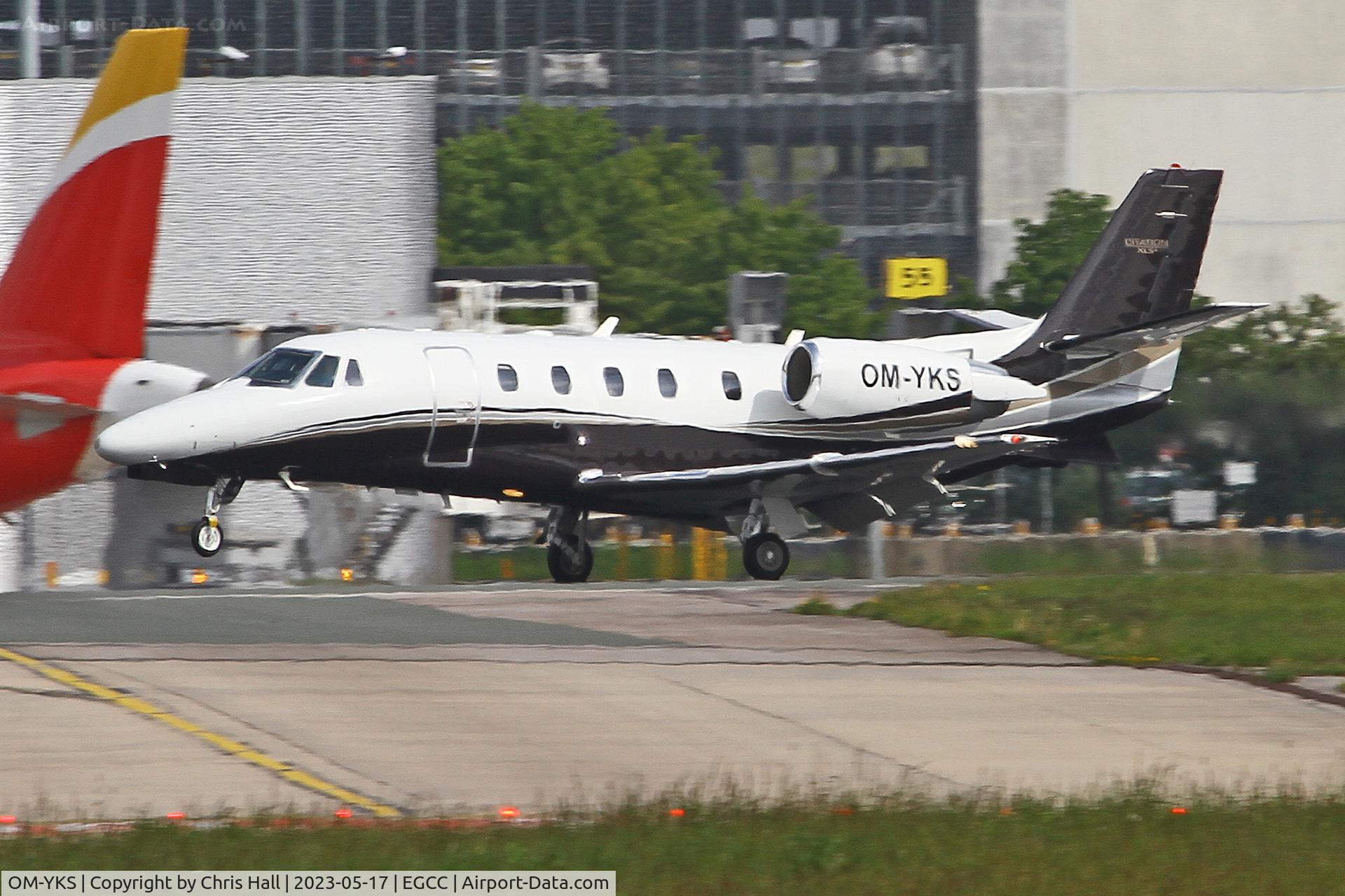 OM-YKS, 2009 Cessna 560 Citation XLS+ C/N 560-6017, Manchester