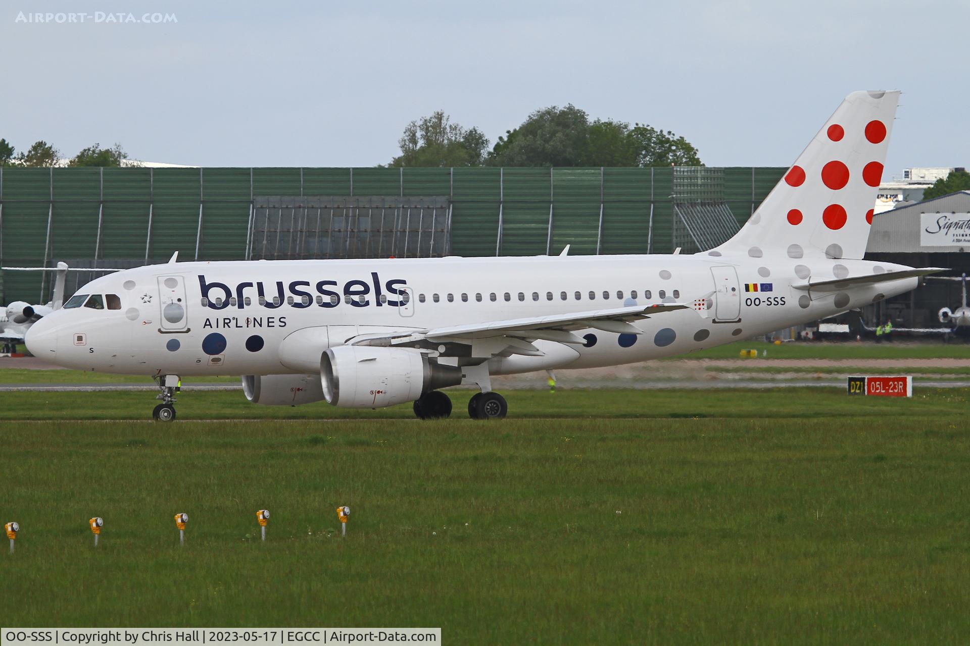 OO-SSS, 2003 Airbus A319-111 C/N 2030, Manchester
