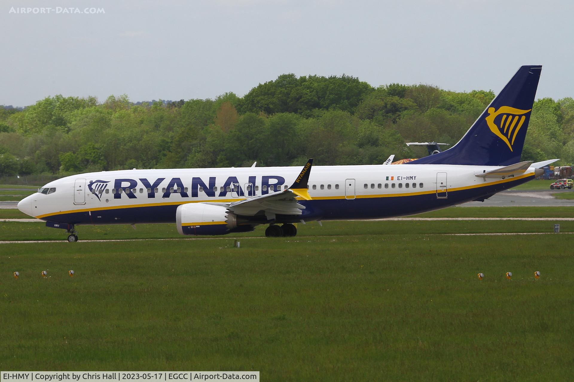 EI-HMY, 2022 Boeing 737-8-200 MAX C/N 65897, Manchester