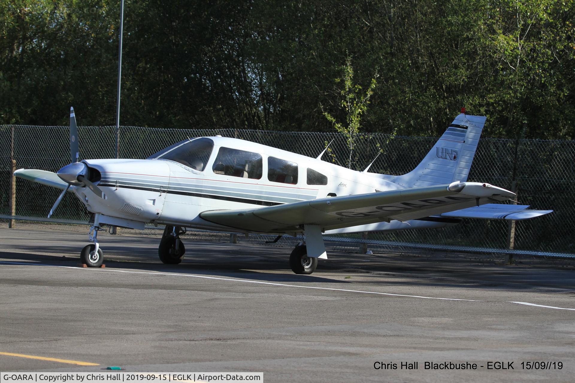 G-OARA, 1988 Piper PA-28R-201 Cherokee Arrow III C/N 2837002, Blackbushe