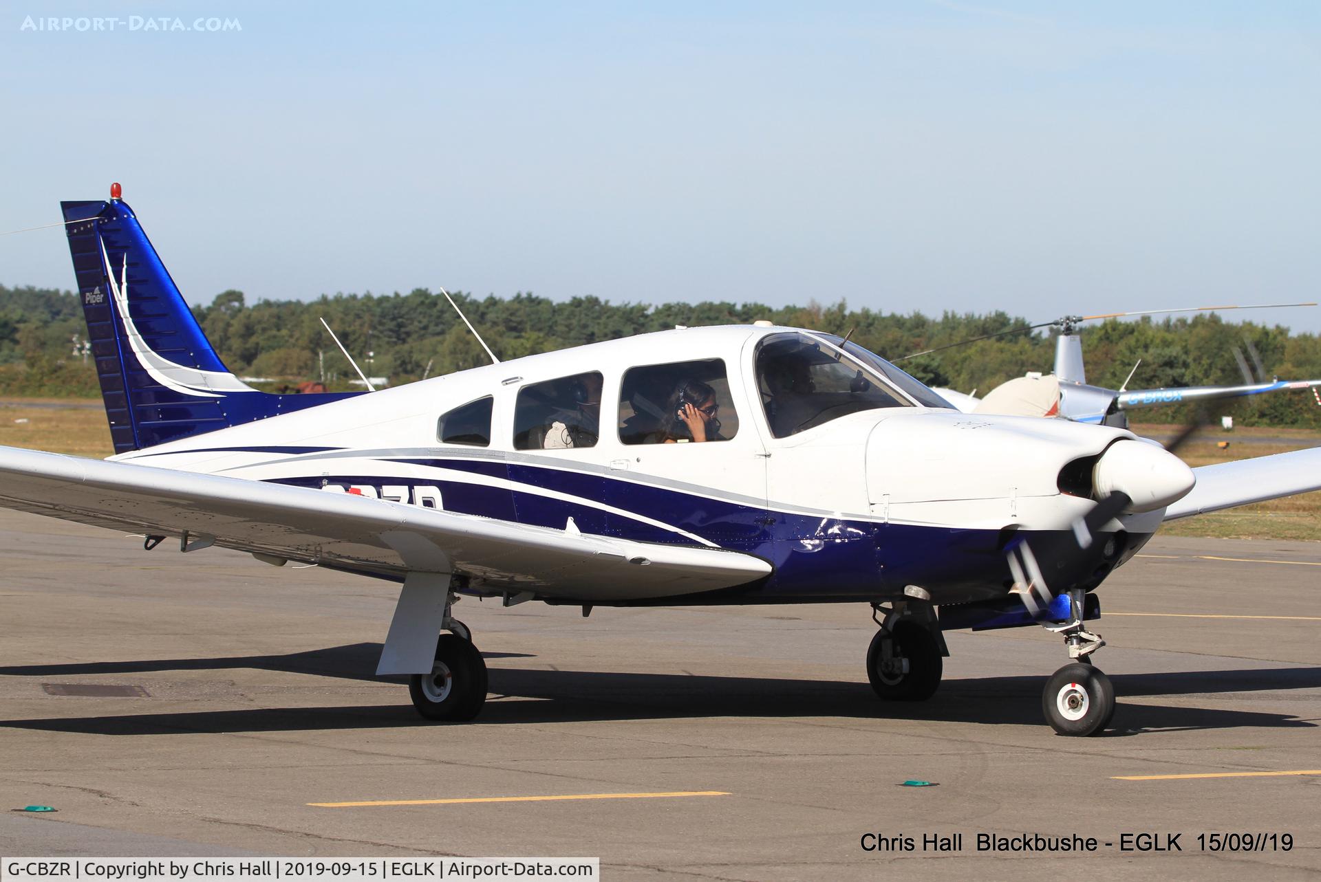G-CBZR, 1989 Piper PA-28R-201 Cherokee Arrow III C/N 2837029, Blackbushe