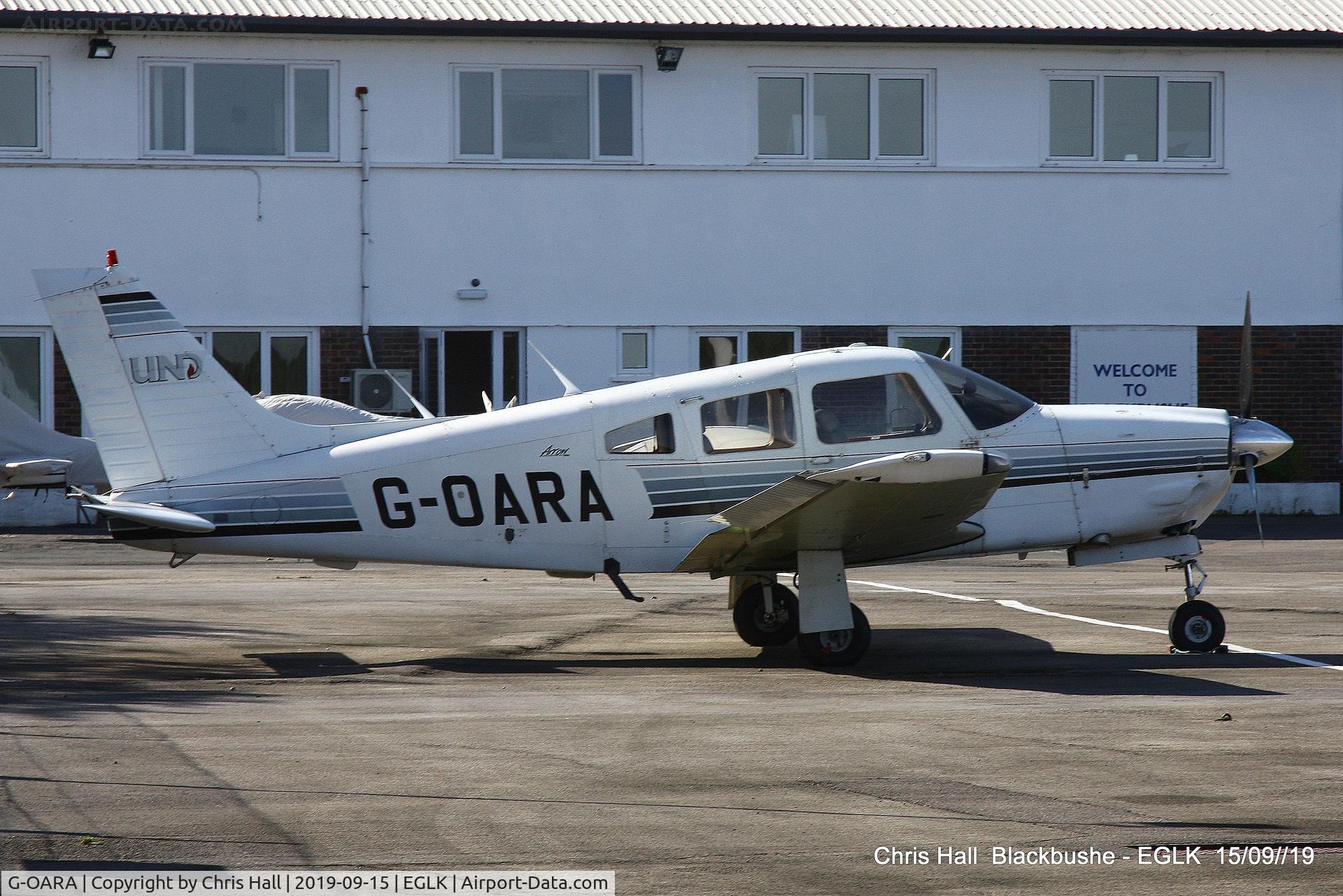 G-OARA, 1988 Piper PA-28R-201 Cherokee Arrow III C/N 2837002, Blackbushe