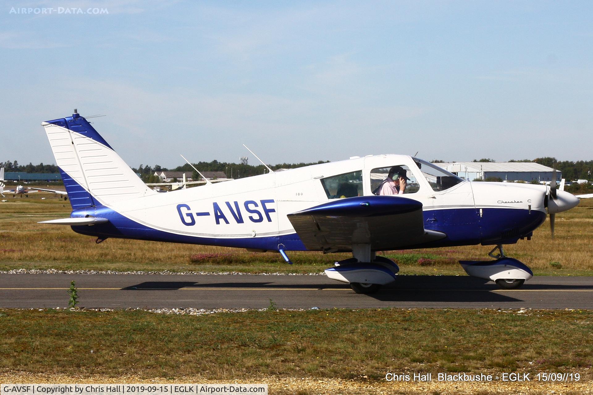 G-AVSF, 1967 Piper PA-28-180 Cherokee C/N 28-4197, Blackbushe
