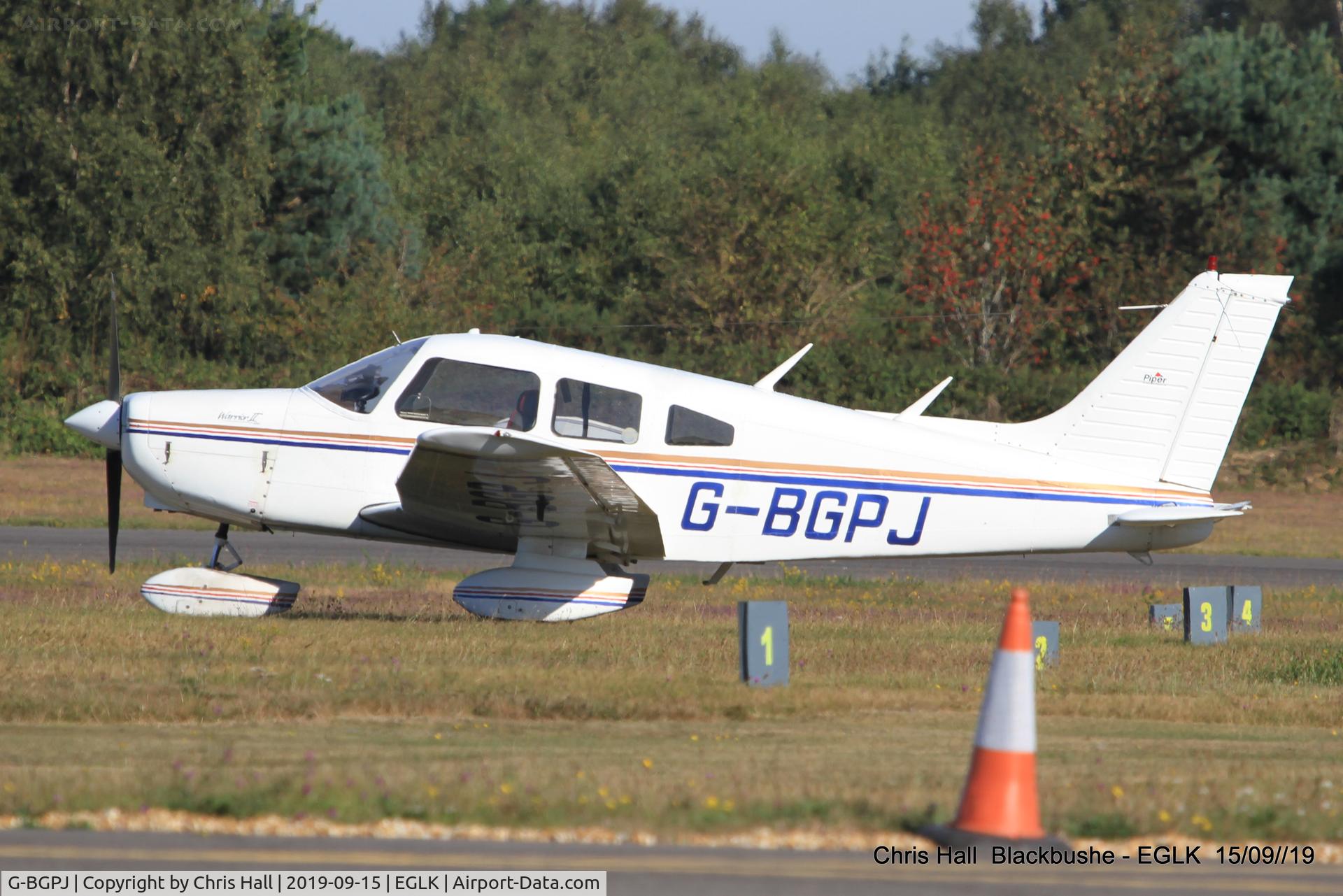 G-BGPJ, 1979 Piper PA-28-161 Cherokee Warrior II C/N 28-7916288, Blackbushe