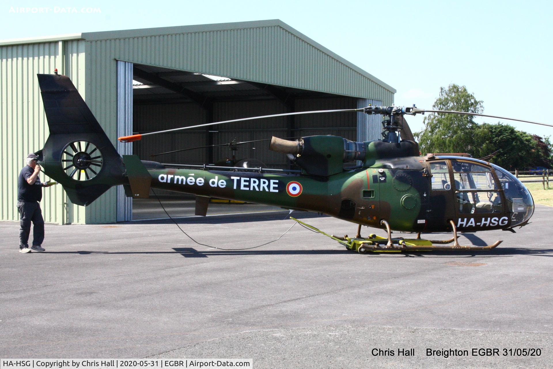 HA-HSG, Aérospatiale SA-342M Gazelle C/N 1615, Breighton