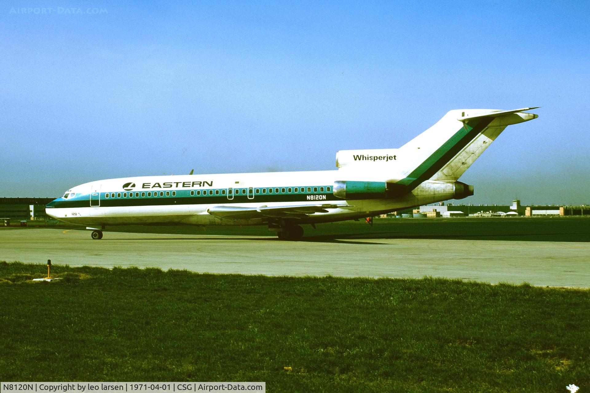 N8120N, 1964 Boeing 727-25 C/N 18271, Columbus 4.1971