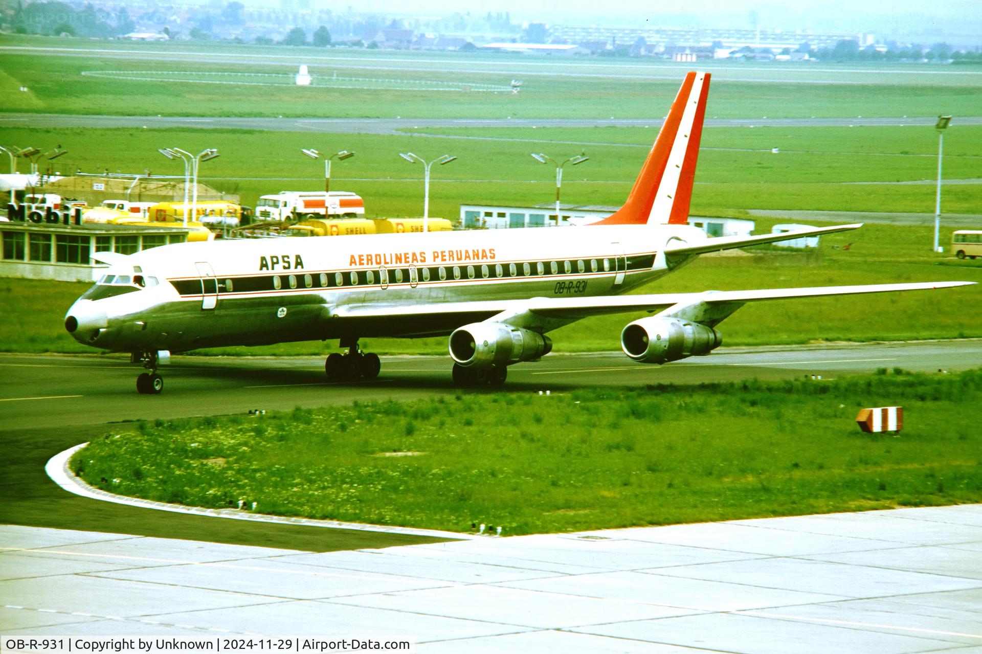 OB-R-931, 1961 Douglas DC-8-52 C/N 45619, Unknown