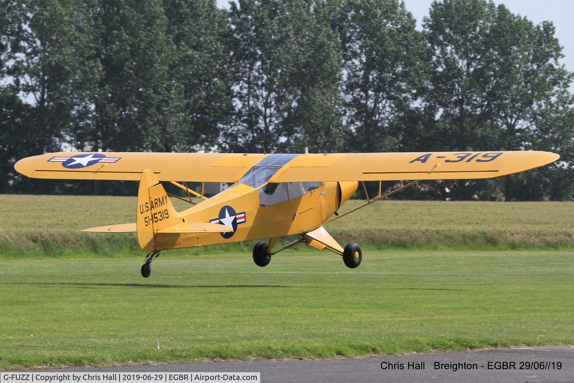 G-FUZZ, 1951 Piper L-18C Super Cub (PA-18-95) C/N 18-1016, Breighton