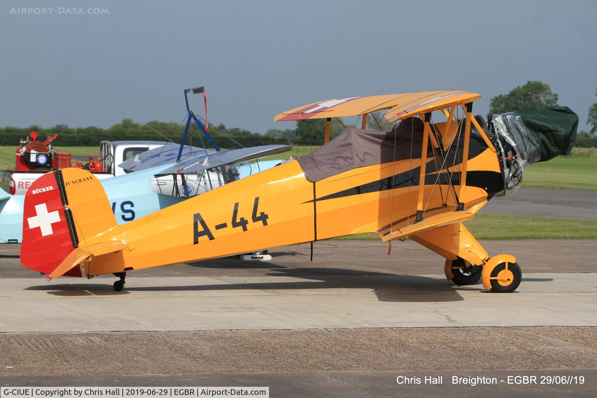 G-CIUE, 1954 CASA 1-131E Jungmann C/N 447, Breighton