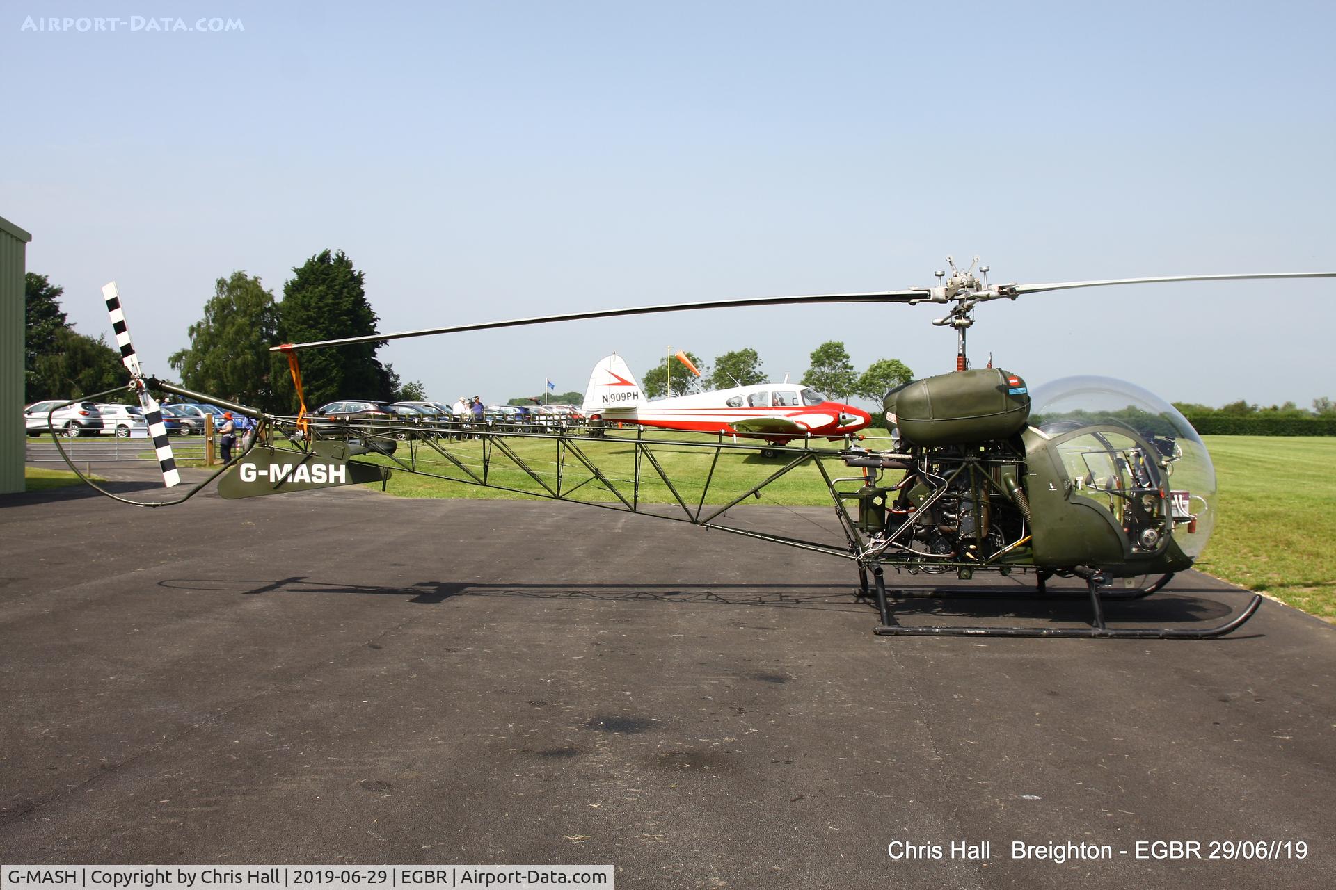 G-MASH, 1969 Westland AB-47G-4A C/N WA725, Breighton