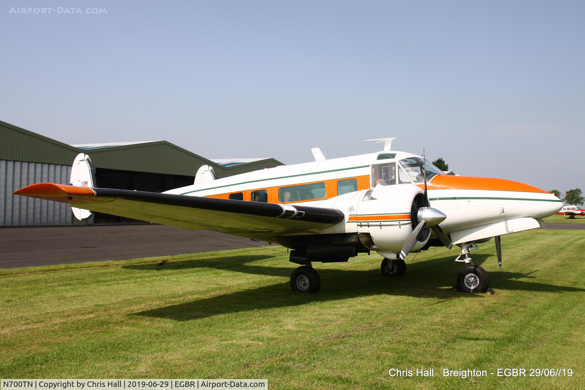 N700TN, 1964 Beech H-18 Tri-Gear C/N BA-718, Breighton