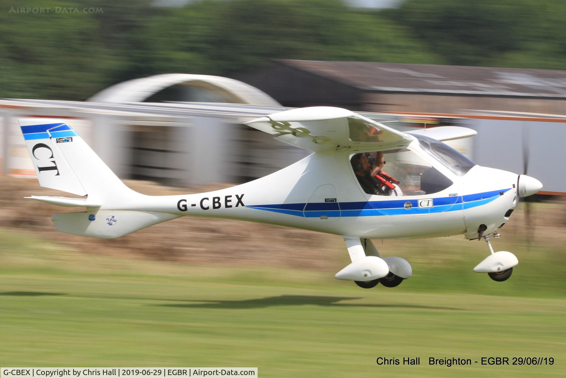 G-CBEX, 2001 Flight Design CT2K C/N 01.08.01.23, Breighton
