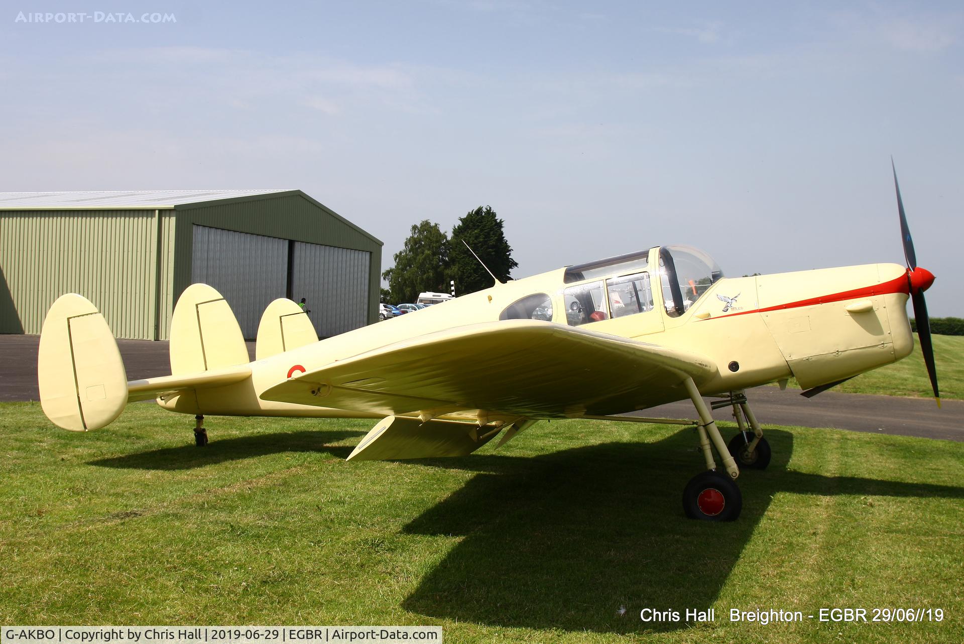 G-AKBO, 1947 Miles M38 Messenger 2A C/N 6378, Breighton