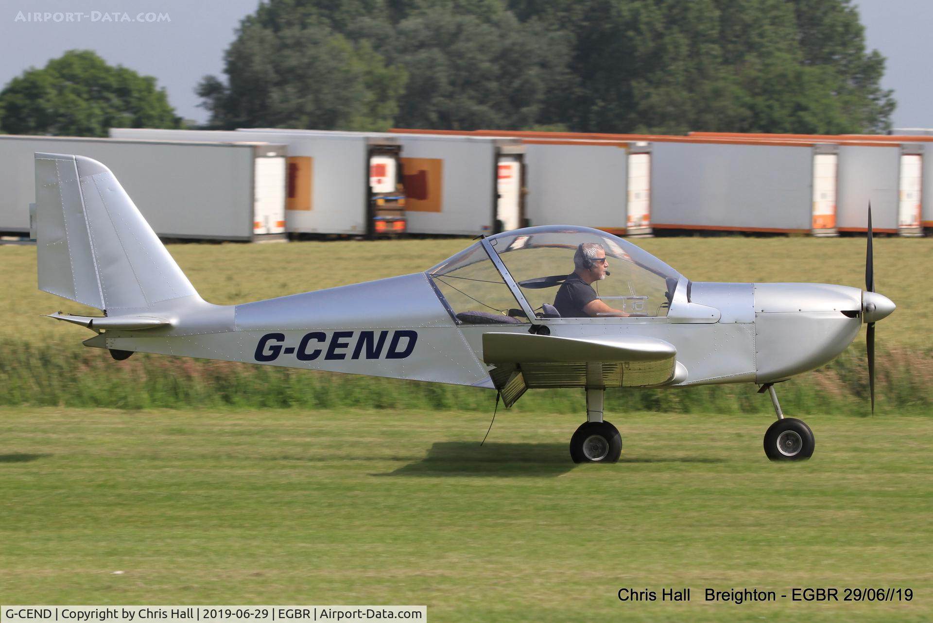G-CEND, 2007 Cosmik EV-97 TeamEurostar UK C/N 2916, Breighton