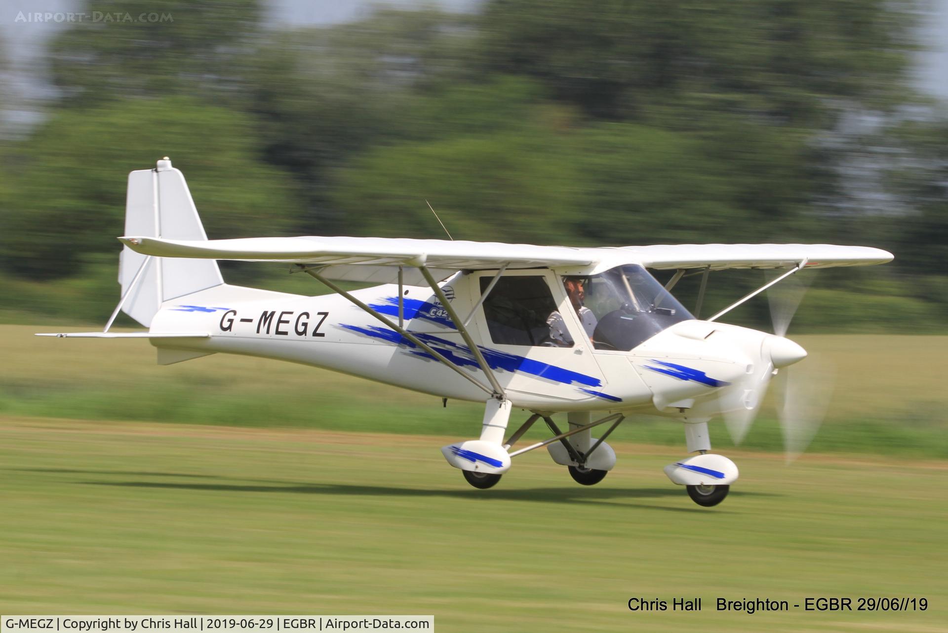 G-MEGZ, 2013 Comco Ikarus C42 FB100 Bravo C/N 1311-7286, Breighton