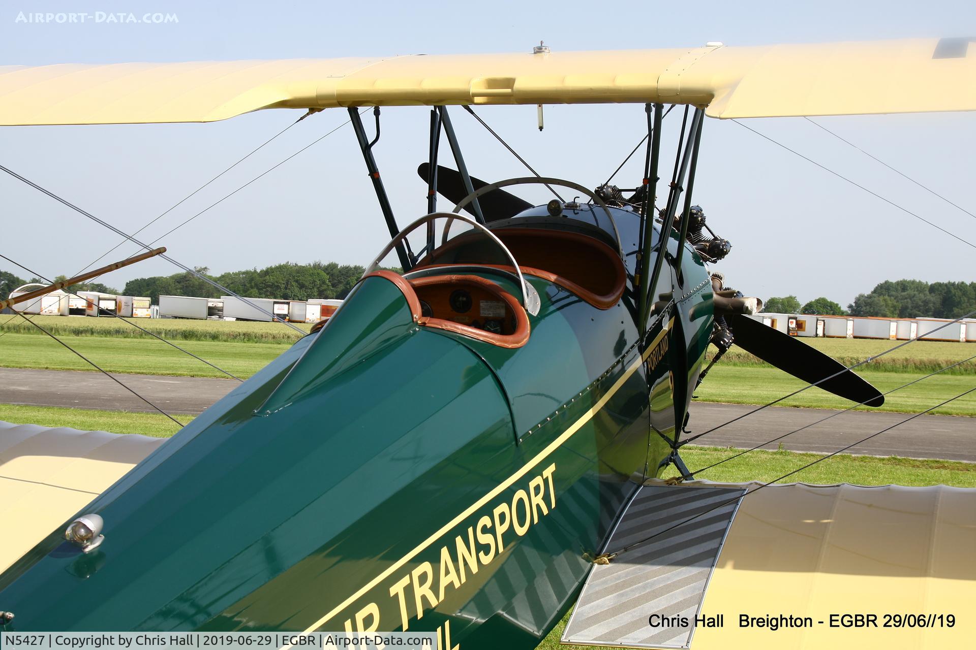 N5427, 1928 Travel Air 4000 C/N 516, Breighton