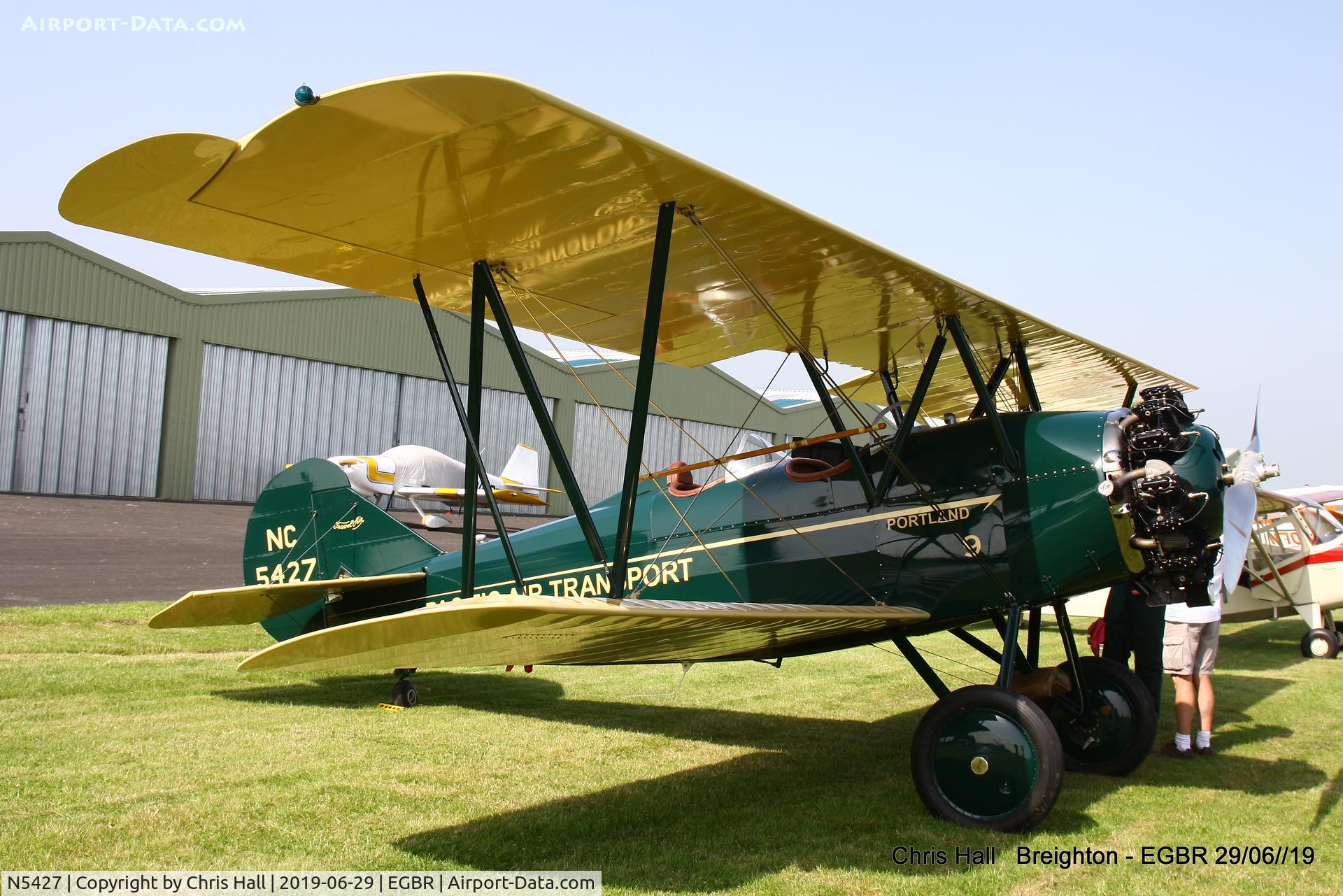 N5427, 1928 Travel Air 4000 C/N 516, Breighton