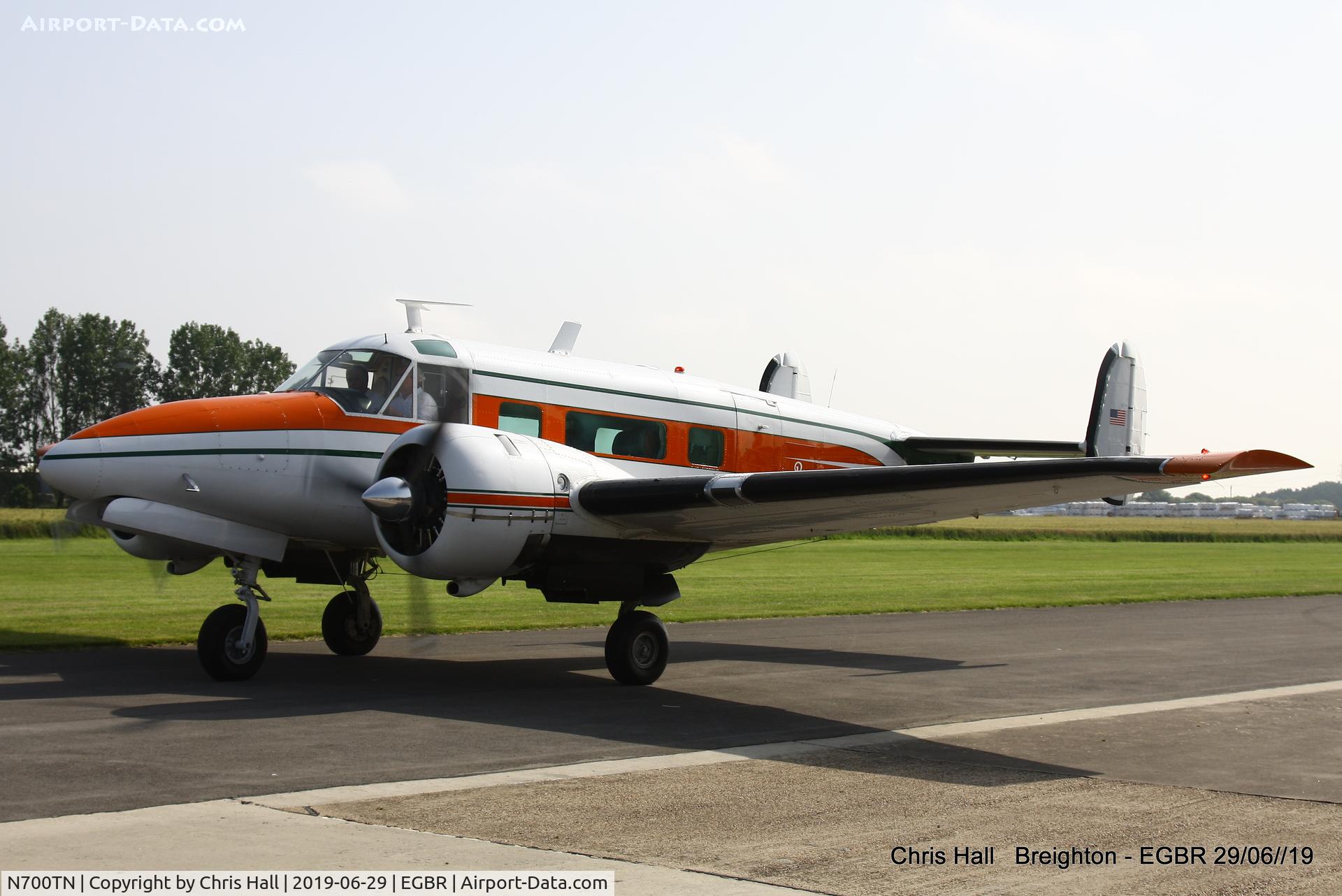 N700TN, 1964 Beech H-18 Tri-Gear C/N BA-718, Breighton
