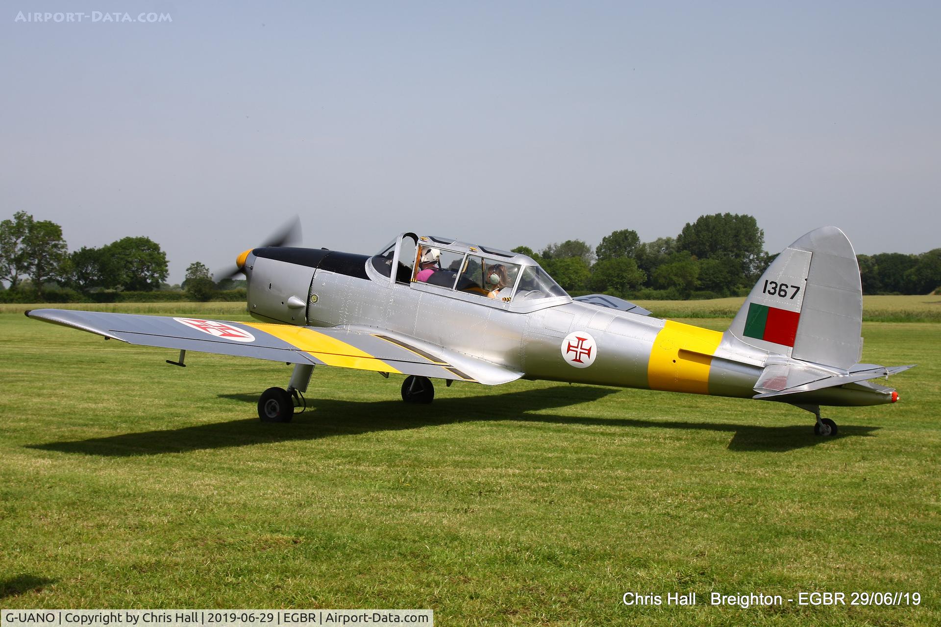 G-UANO, 1959 OGMA DHC-1 Chipmunk T.20 C/N OGMA-57, Breighton