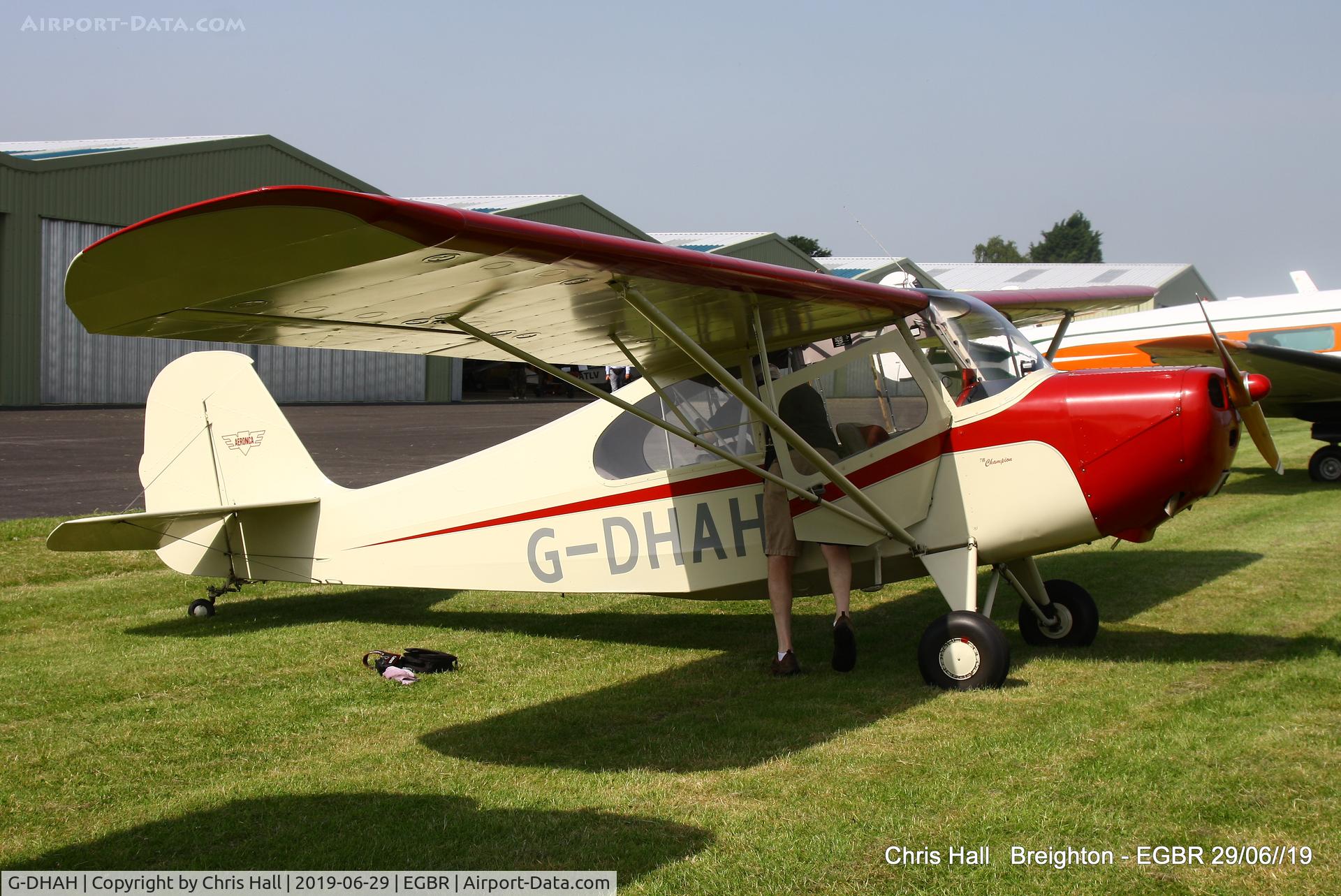 G-DHAH, 1946 Aeronca 7AC Champion C/N 7AC-4185, Breighton
