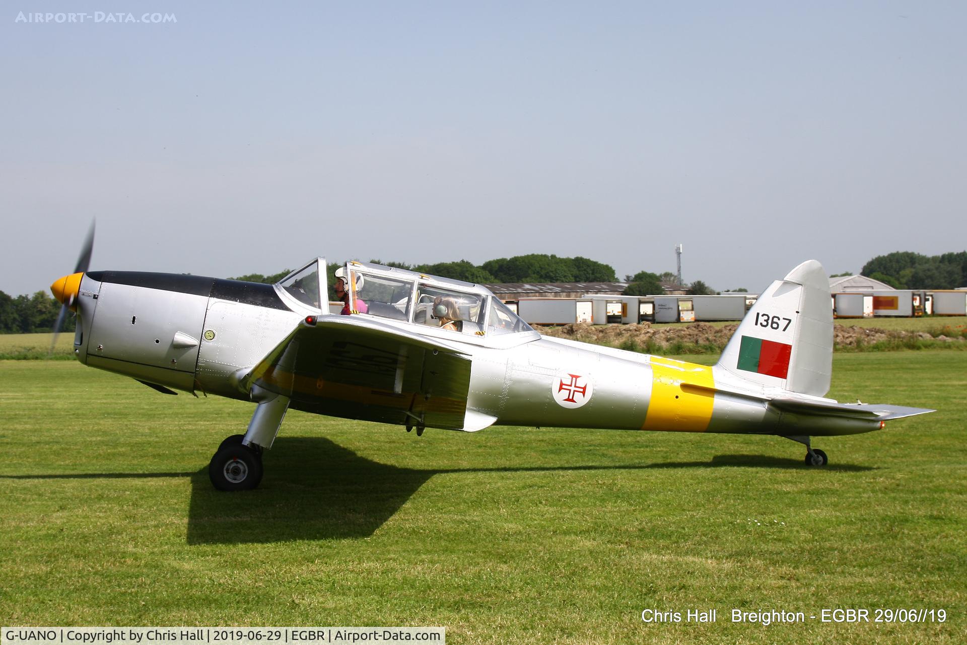 G-UANO, 1959 OGMA DHC-1 Chipmunk T.20 C/N OGMA-57, Breighton