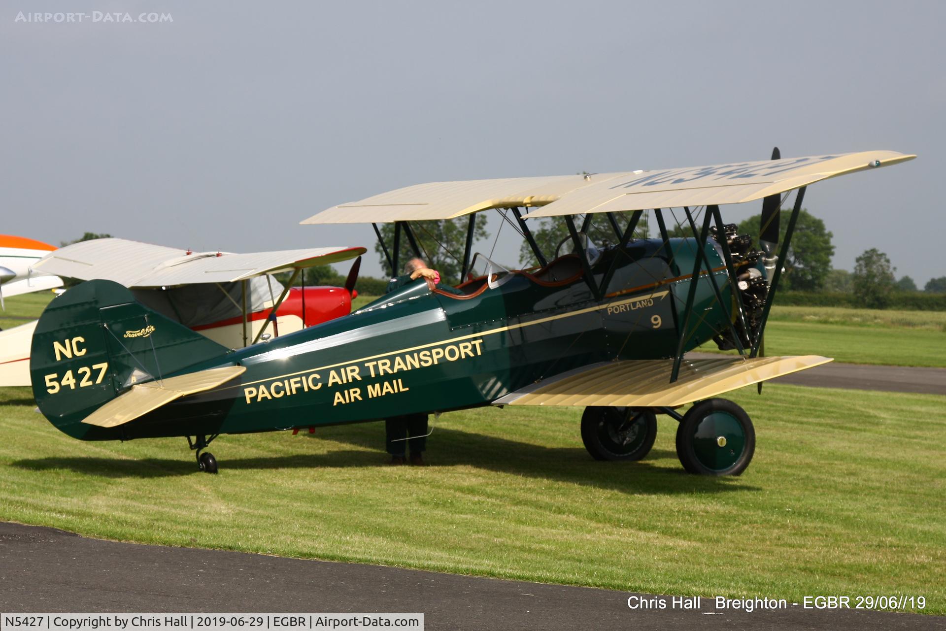 N5427, 1928 Travel Air 4000 C/N 516, Breighton