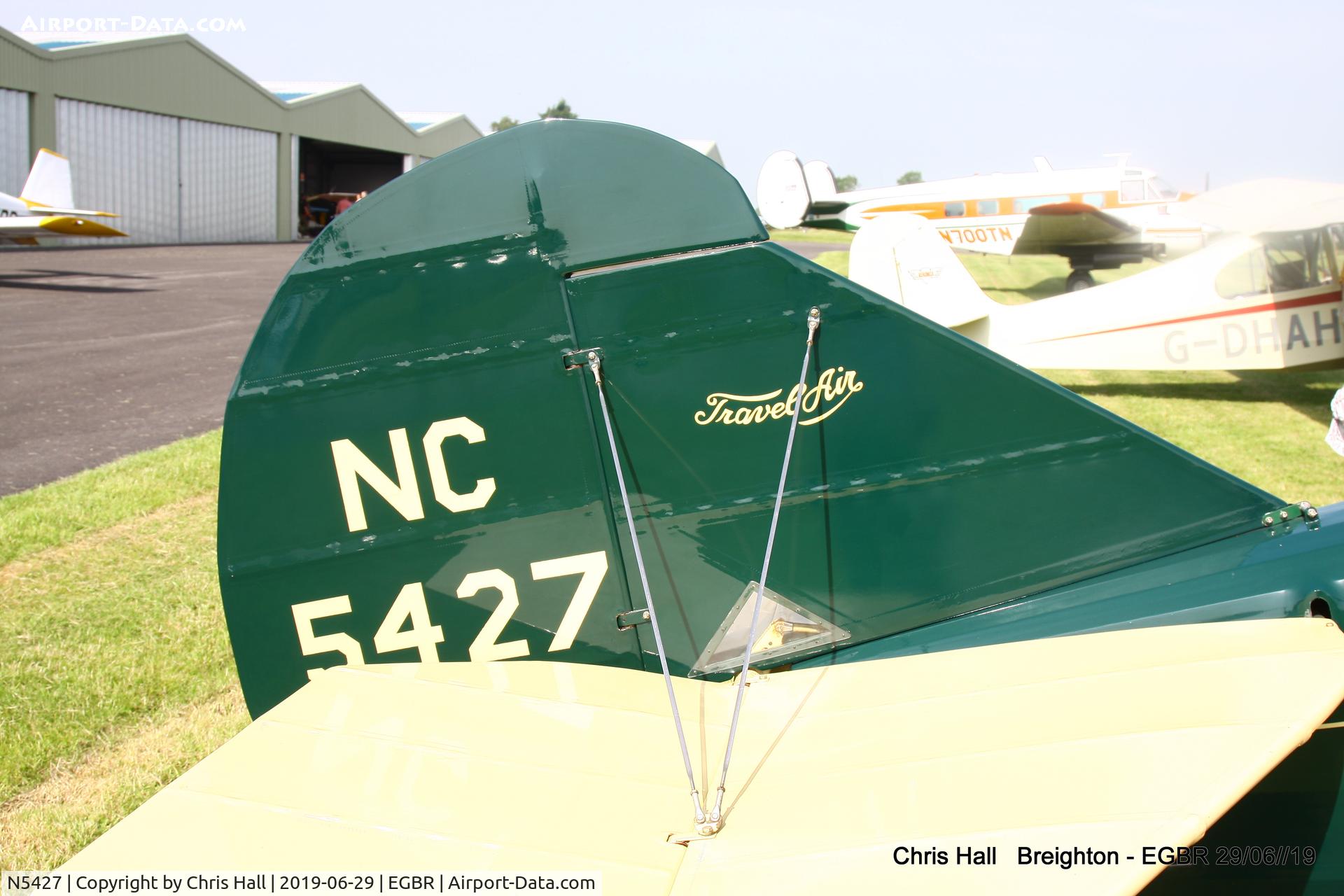 N5427, 1928 Travel Air 4000 C/N 516, Breighton