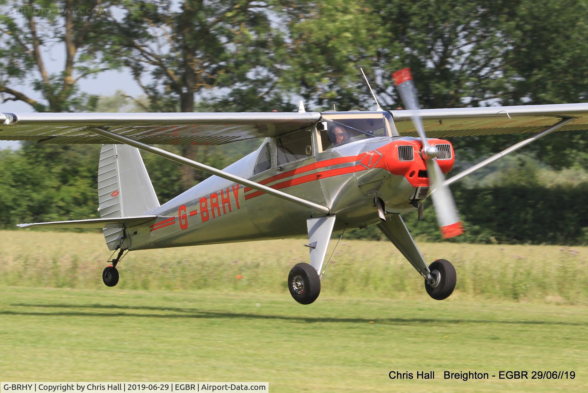G-BRHY, 1947 Luscombe 8E Silvaire C/N 5138, Breighton