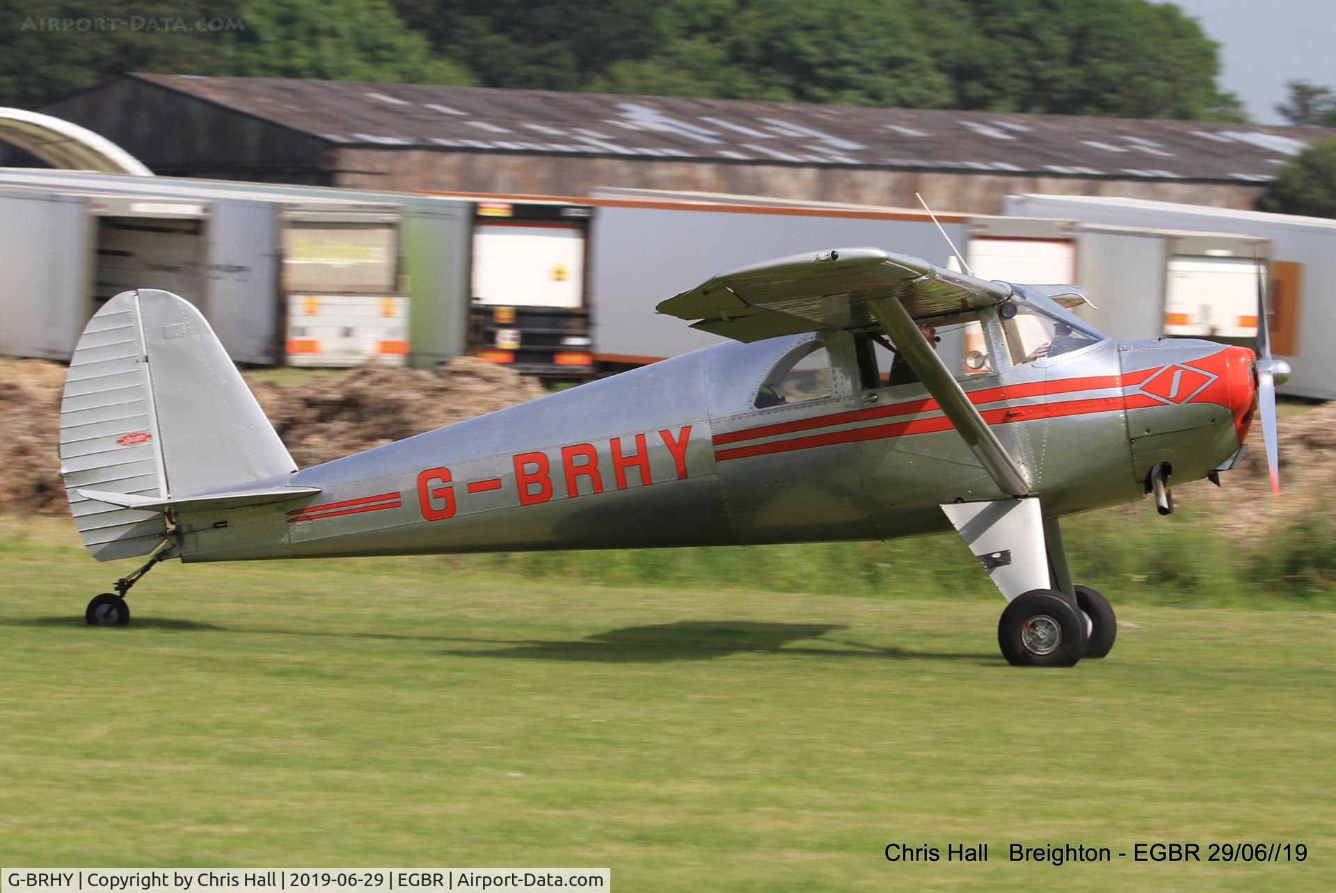 G-BRHY, 1947 Luscombe 8E Silvaire C/N 5138, Breighton