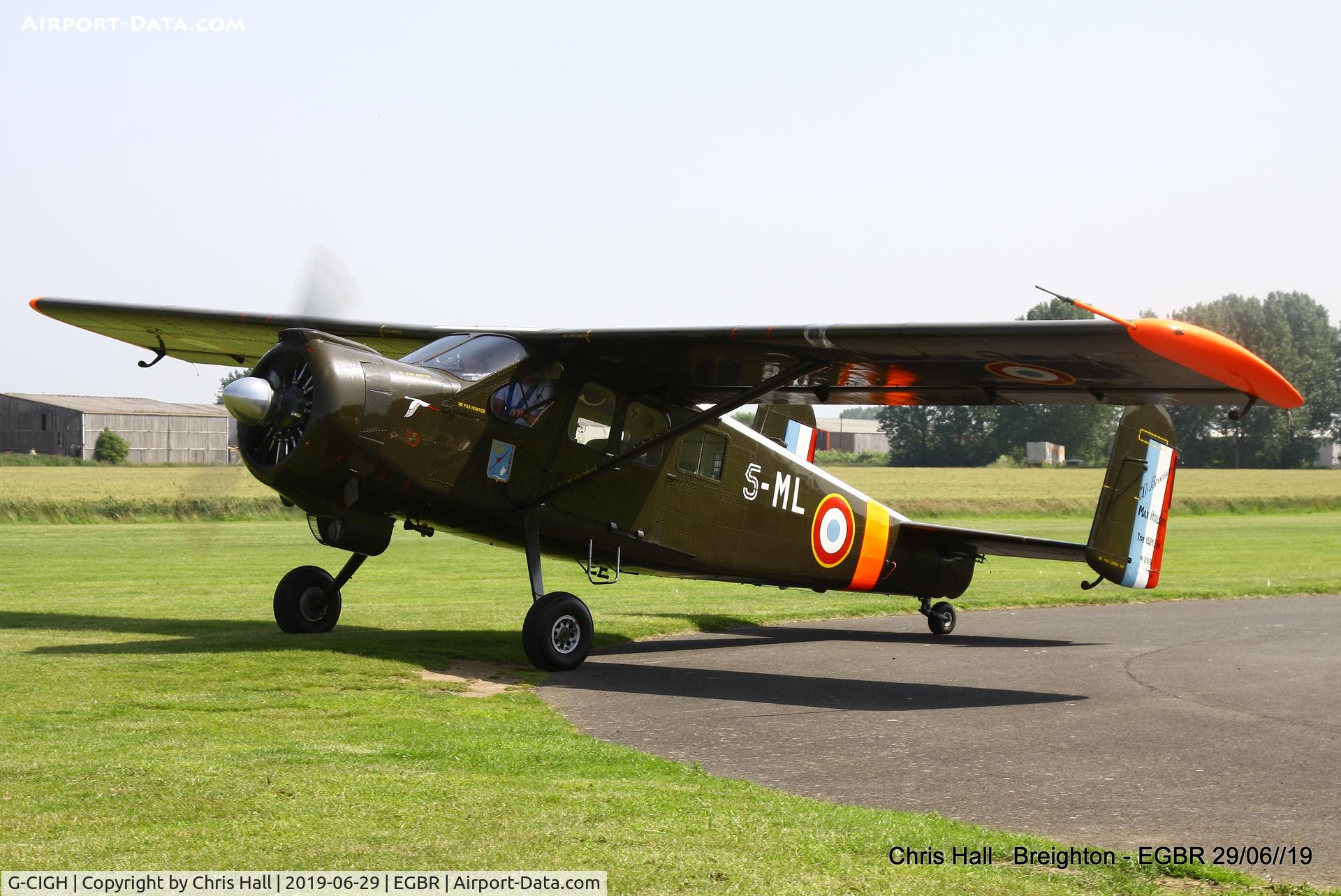 G-CIGH, 1960 Max Holste MH.1521M Broussard C/N 255, Breighton