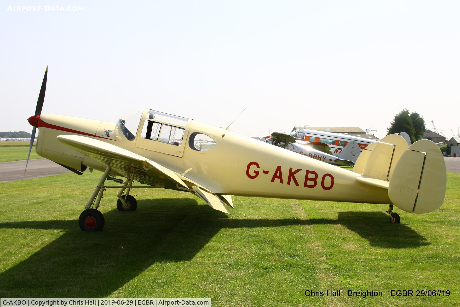 G-AKBO, 1947 Miles M38 Messenger 2A C/N 6378, Breighton