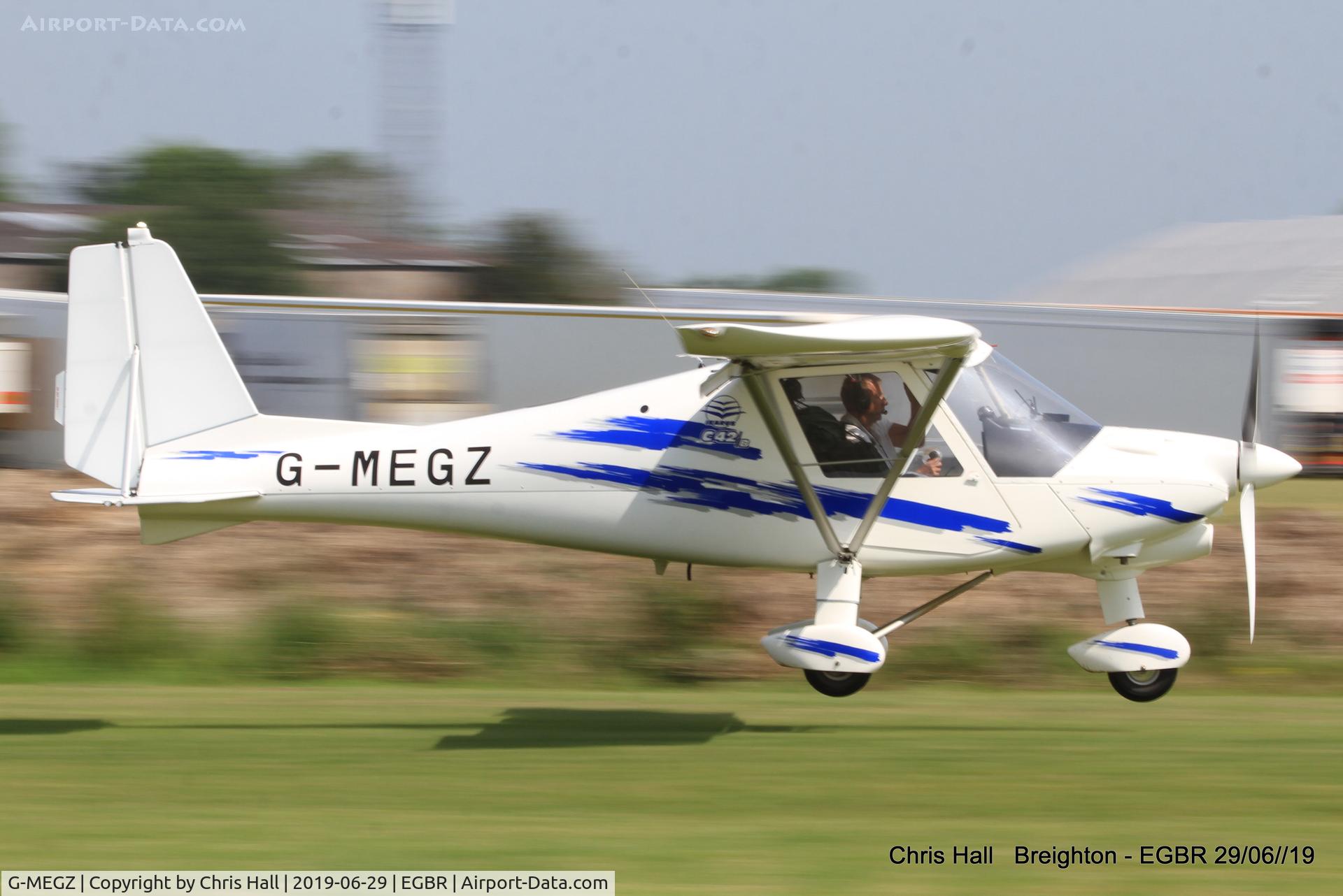 G-MEGZ, 2013 Comco Ikarus C42 FB100 Bravo C/N 1311-7286, Breighton
