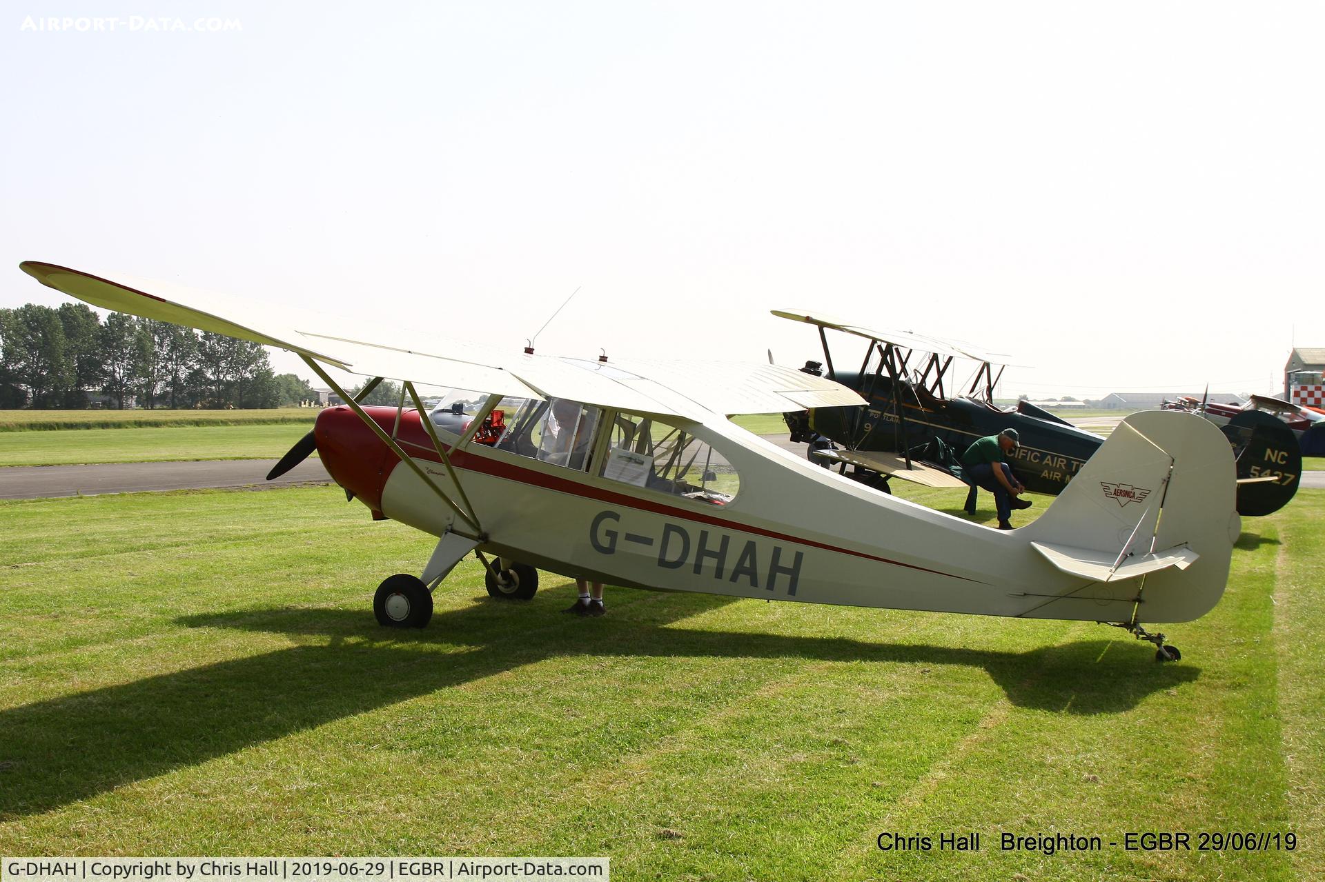 G-DHAH, 1946 Aeronca 7AC Champion C/N 7AC-4185, Breighton