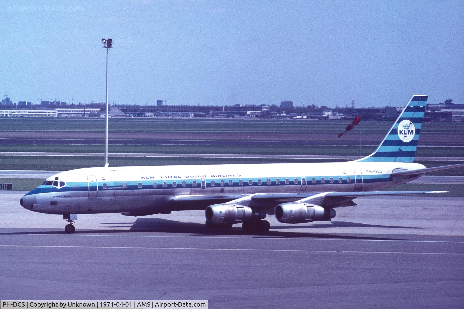PH-DCS, 1964 Douglas DC-8-55(F) C/N 45683, Amstadam 4.1971