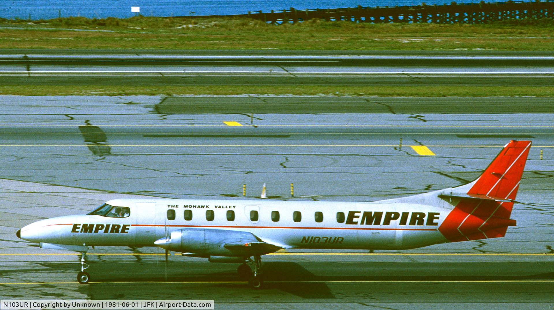 N103UR, 1978 Swearingen SA-226TC Metro II C/N TC-263, JFK 6.81