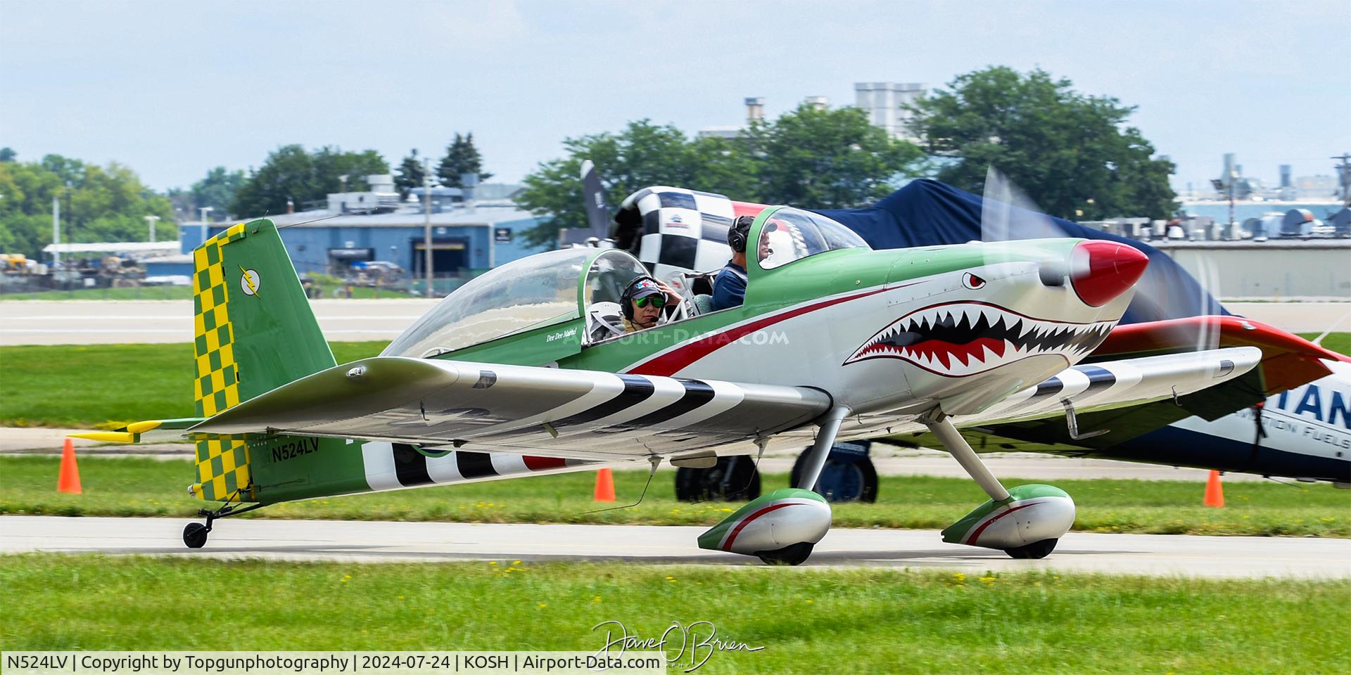 N524LV, 2005 Vans RV-8 C/N 80314, OSHKOSH 24