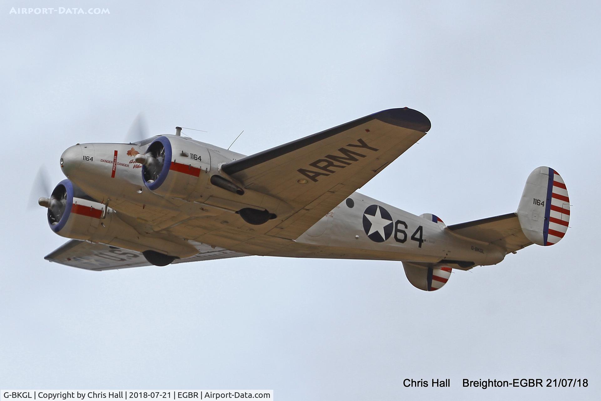 G-BKGL, 1952 Beech Expeditor 3TM C/N CA-164 (A-764), Breighton