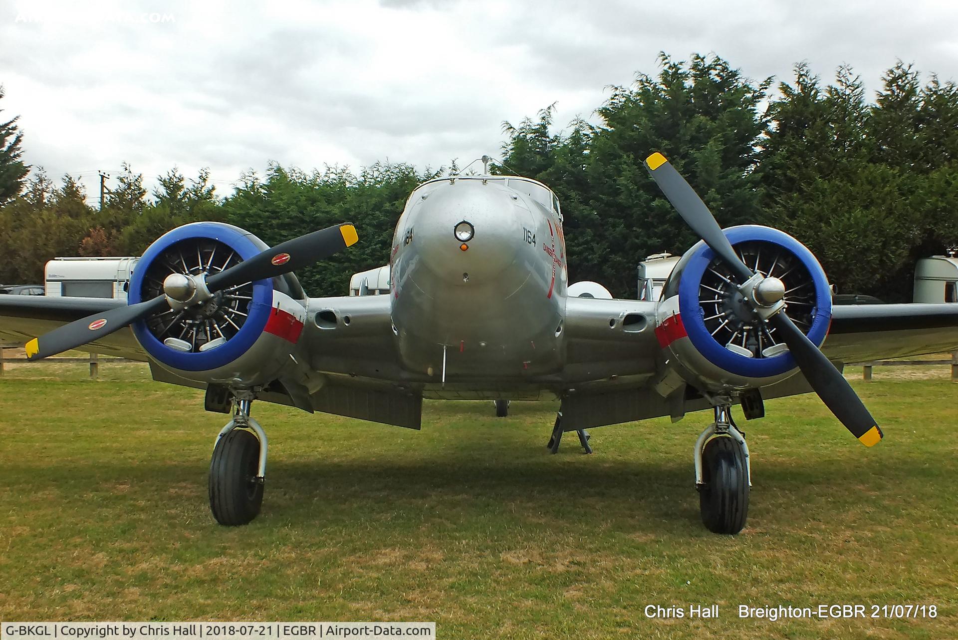 G-BKGL, 1952 Beech Expeditor 3TM C/N CA-164 (A-764), Breighton