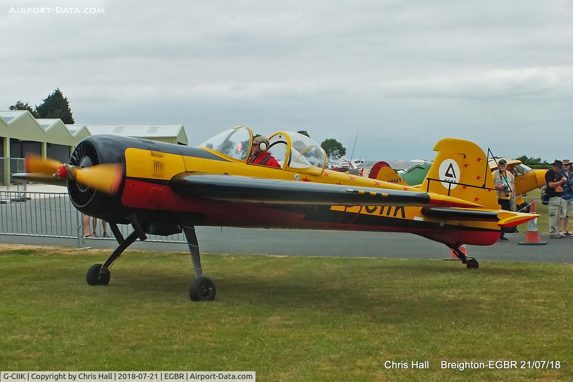 G-CIIK, 1990 Yakovlev Yak-55 C/N 900909, Breighton
