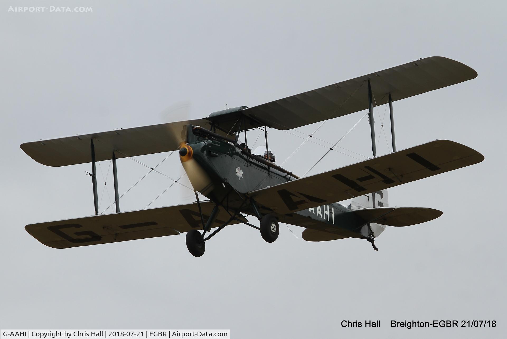 G-AAHI, 1929 De Havilland DH60G Gipsy Moth C/N 1082, Breighton