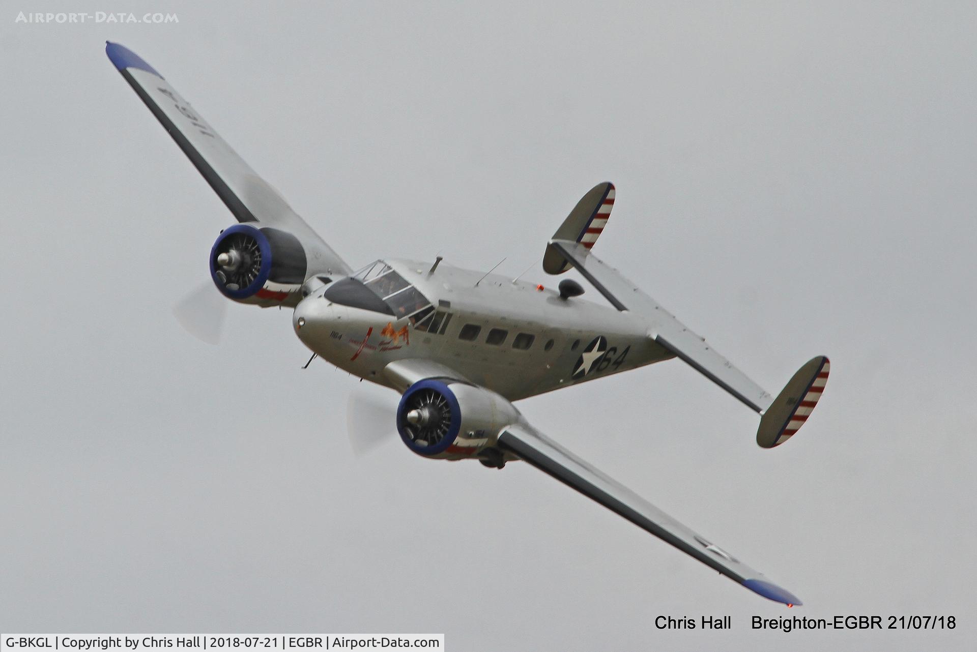 G-BKGL, 1952 Beech Expeditor 3TM C/N CA-164 (A-764), Breighton