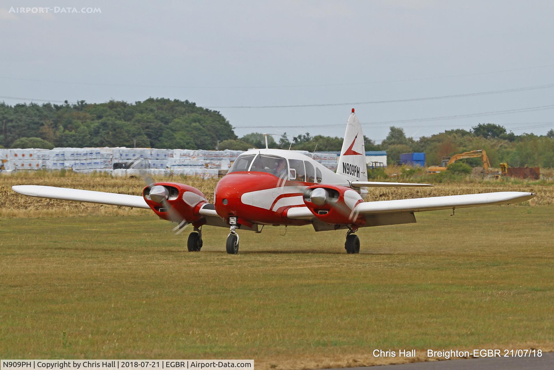 N909PH, Piper PA-23-160 Apache C/N 23-1800, Breighton