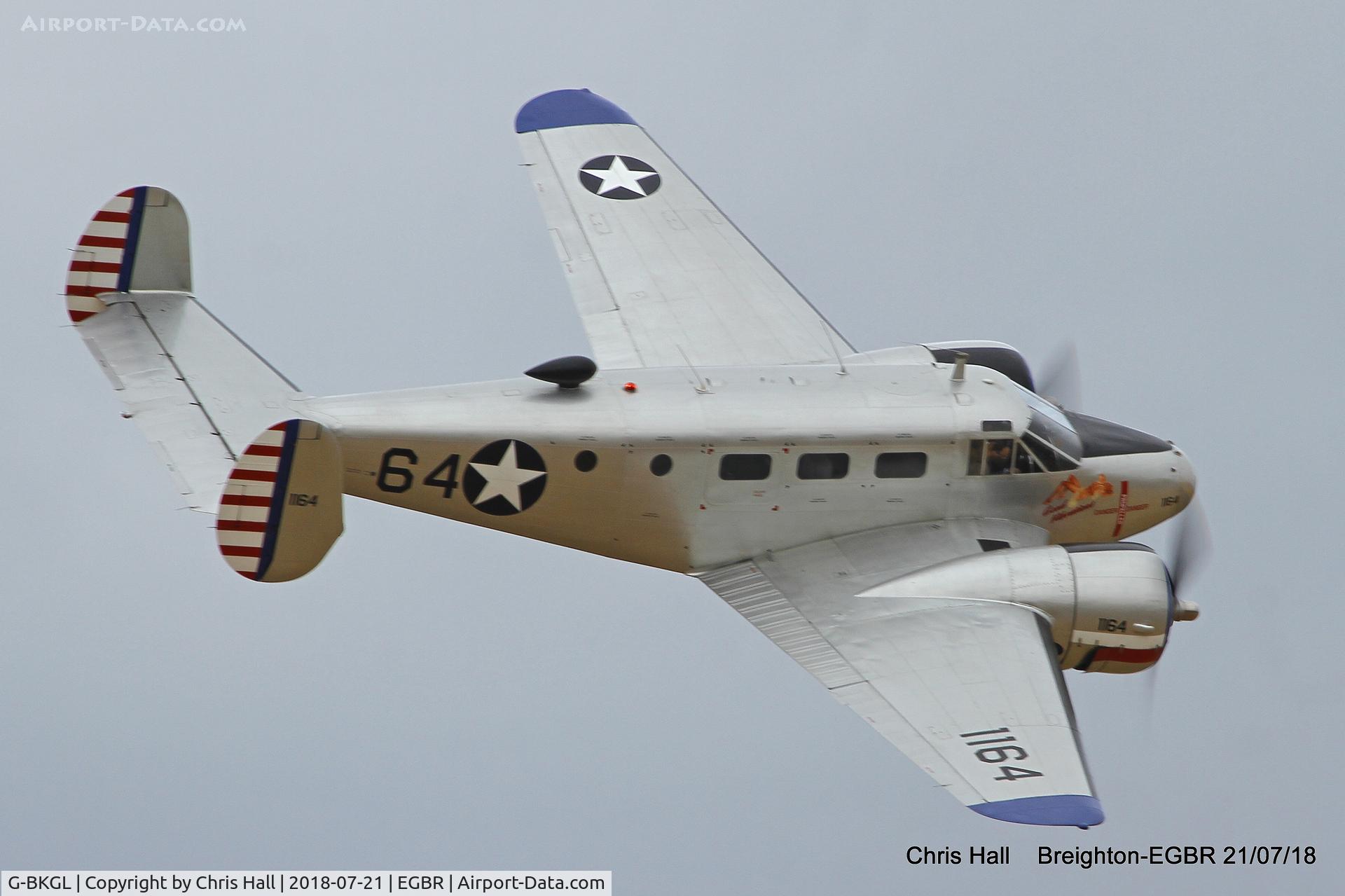 G-BKGL, 1952 Beech Expeditor 3TM C/N CA-164 (A-764), Breighton