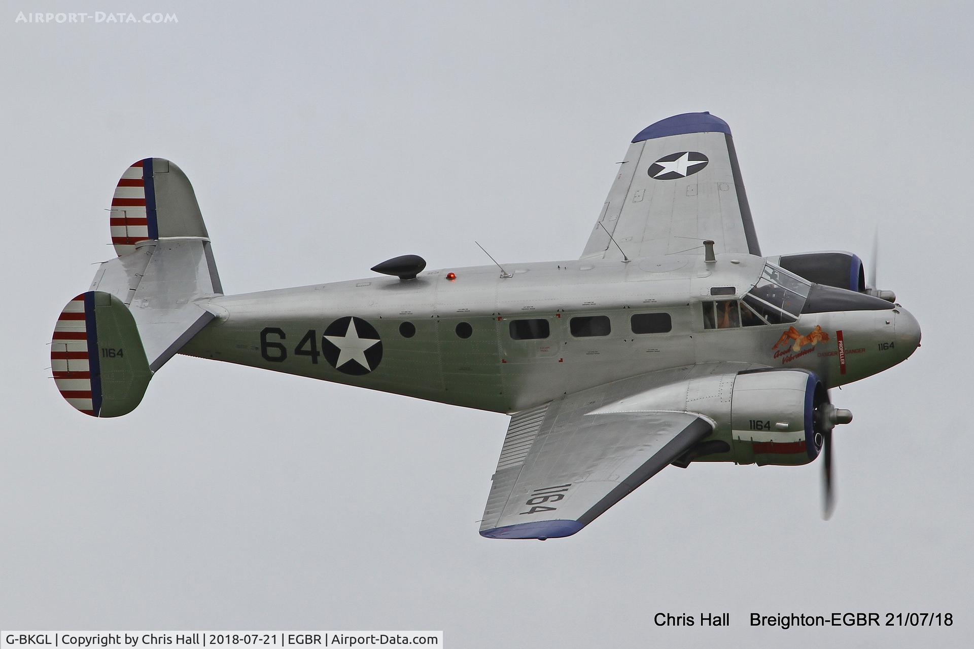 G-BKGL, 1952 Beech Expeditor 3TM C/N CA-164 (A-764), Breighton
