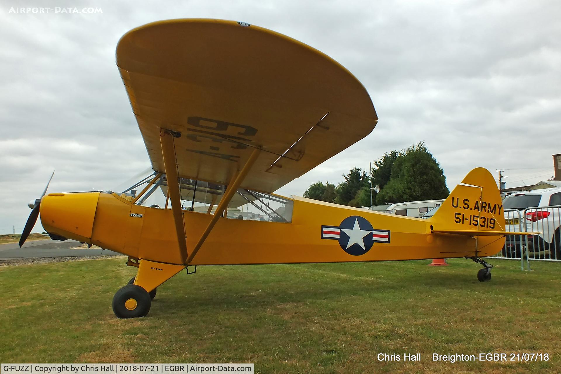G-FUZZ, 1951 Piper L-18C Super Cub (PA-18-95) C/N 18-1016, Breighton