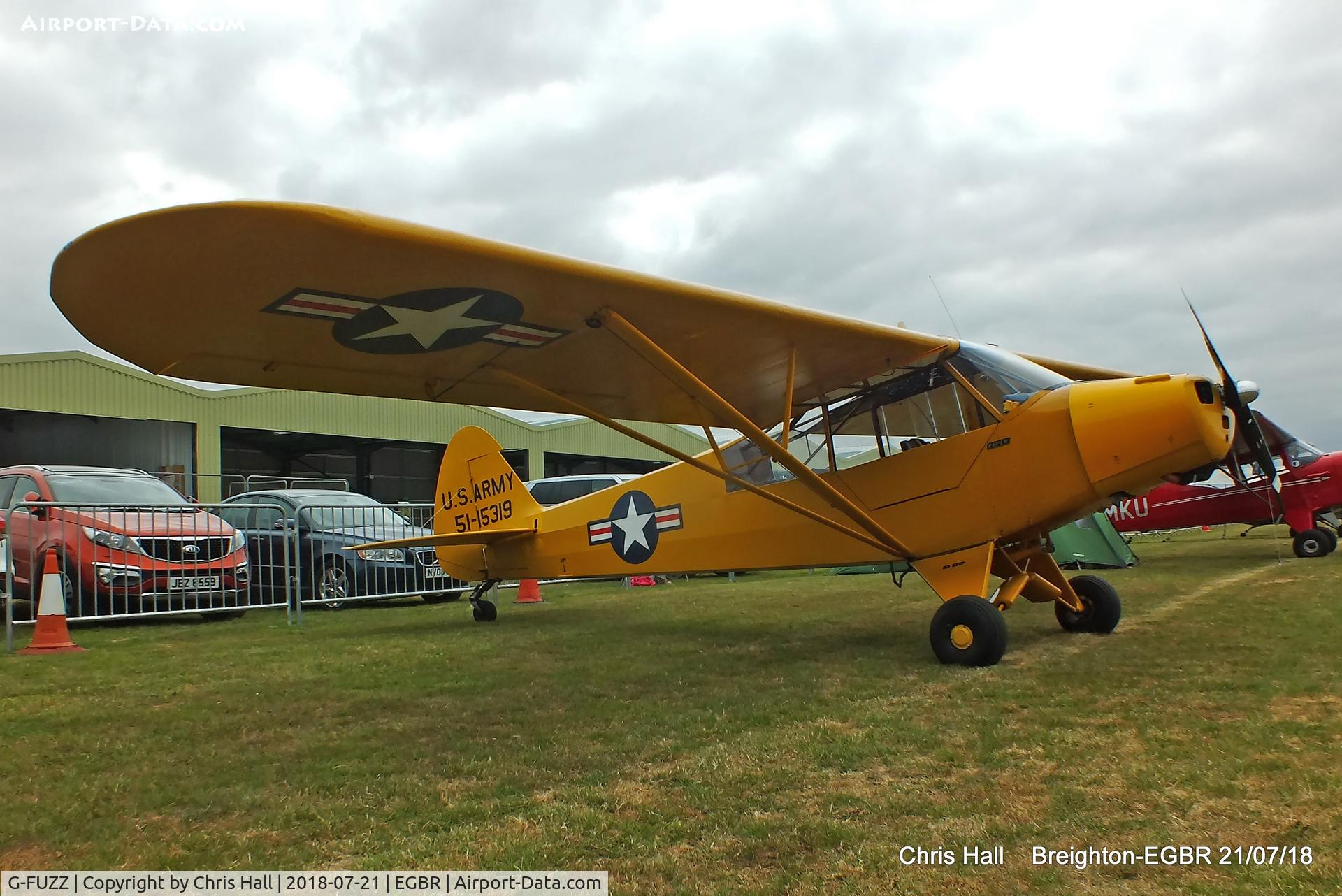 G-FUZZ, 1951 Piper L-18C Super Cub (PA-18-95) C/N 18-1016, Breighton